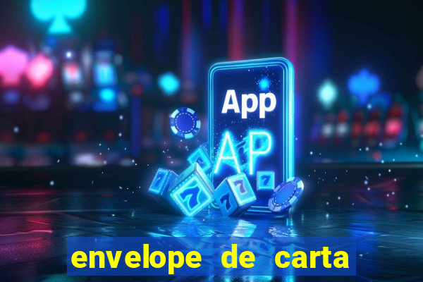envelope de carta para imprimir